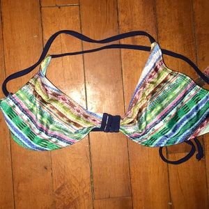XS tribal bikini top criss cross back Quintsoul
